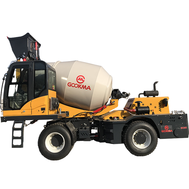 Self-feeding Concrete Mixer